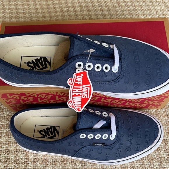 Vans Authentic Deboss Otw Blues/True White WMNS - Picture 3 of 16